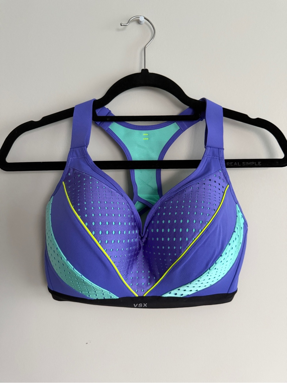 Victoria's Secret Purple & Aqua High-Support Sports Bra